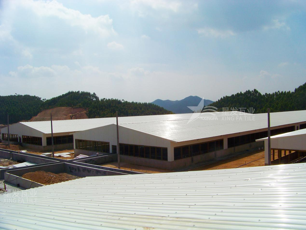 合成樹(shù)脂瓦施工安裝用什么材料搭建架子，鋼結構搭建樹(shù)脂瓦