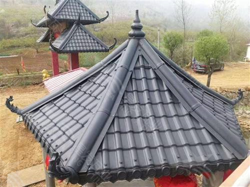 彩色仿古一體瓦墻頭瓦 古建圍墻瓦中式門(mén)頭琉璃瓦 asa合成樹(shù)脂瓦廠(chǎng)家生產(chǎn)銷(xiāo)售