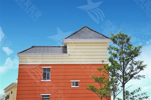 深圳大運會(huì )平改坡工程-城市平改坡樹(shù)脂瓦工程案例